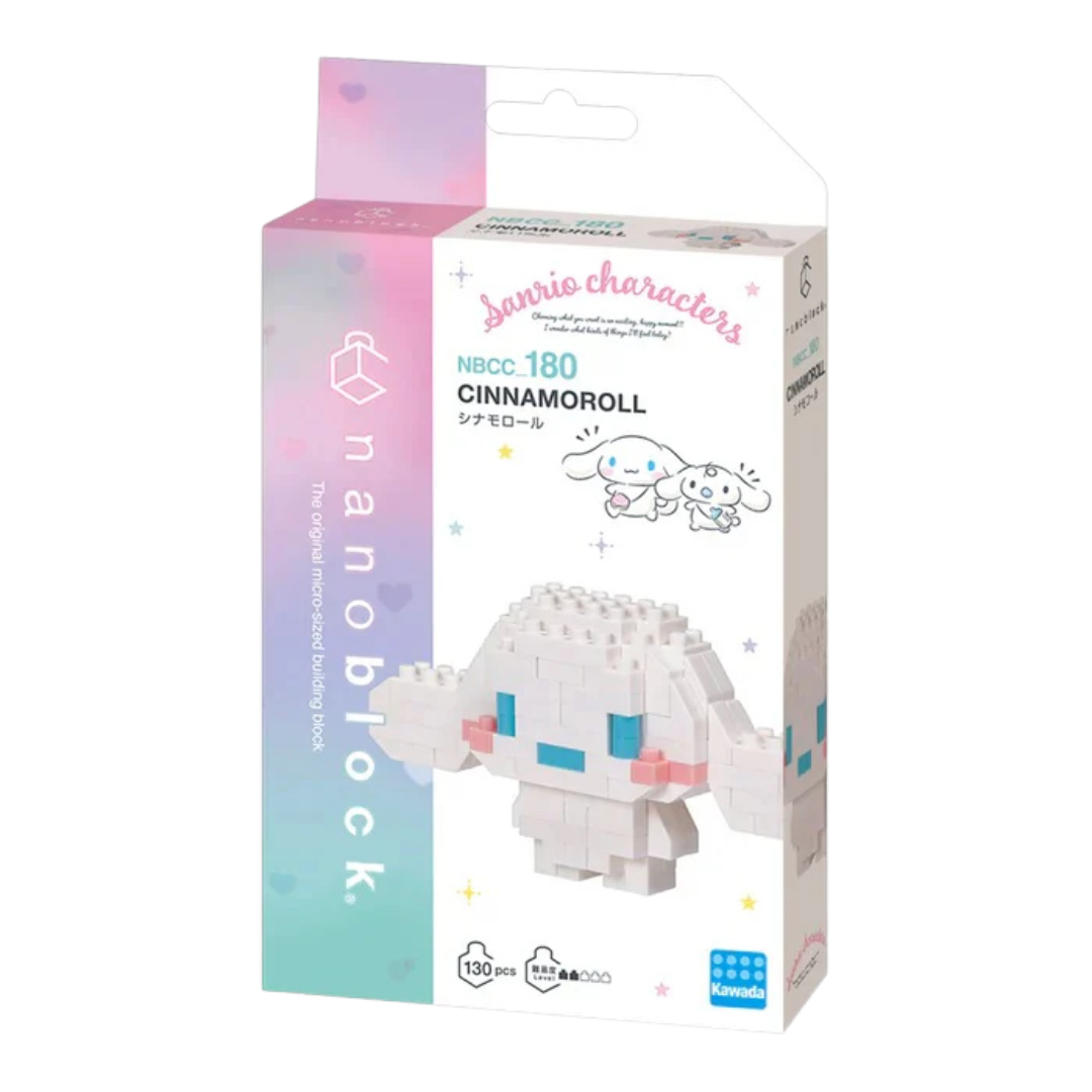 Nanoblock Sanrio Series Cinnamoroll micro brick figure collectible display model box