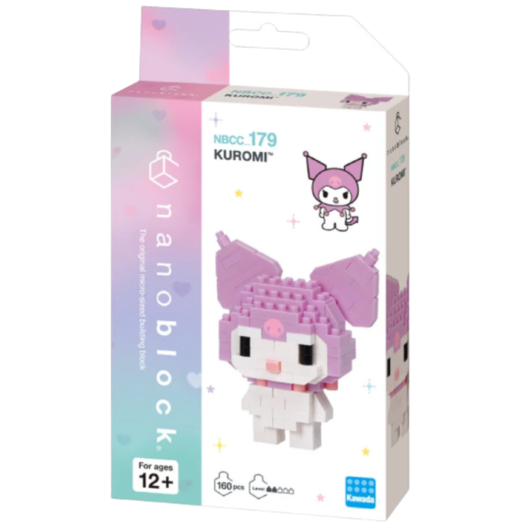 Nanoblock Sanrio Series Kuromi micro brick figure box