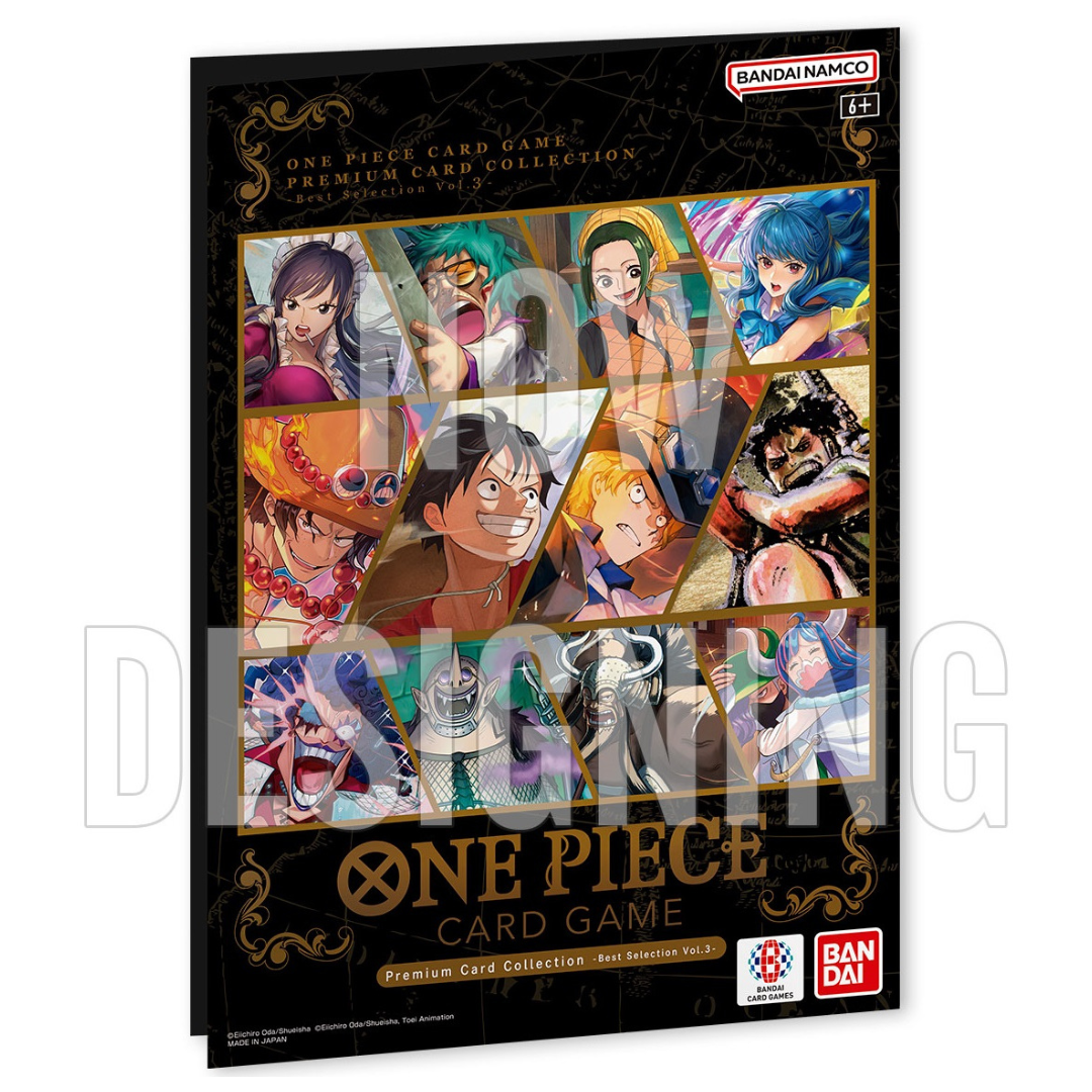 ONE PIECE Card Game Premium Card Collection Best Selection V3 featuring exclusive, high-quality cards with iconic characters and scenes.