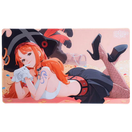 Cat Burglar playmat featuring anime character with treasure background