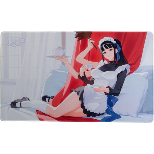 One Piece Card Game Helping Hand 3mm premium playmat with anti-slip rubber base and stitched edges