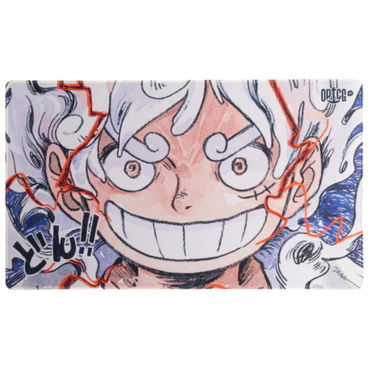 Joyboy playmat featuring bold manga-inspired character artwork