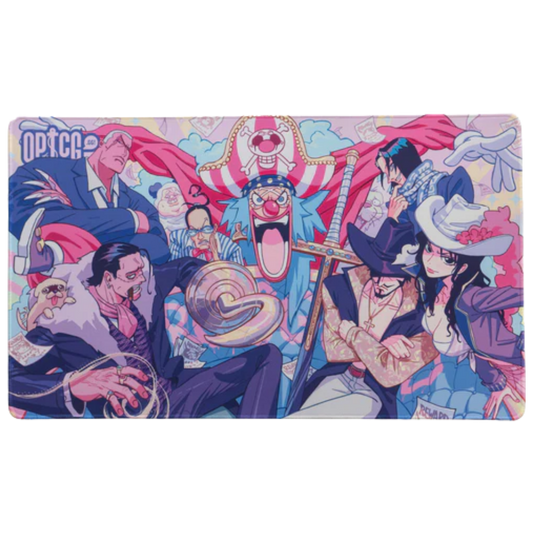 One Piece Card Game Troublesome Troupe playmat by edpanio with anti slip base and premium fabric surface