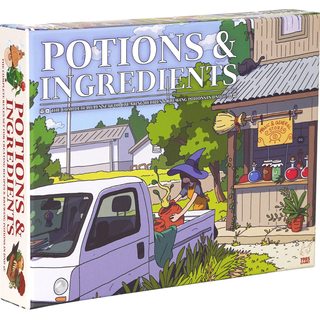 Obojima Potion and Ingredient Deck for tabletop RPG gameplay and crafting