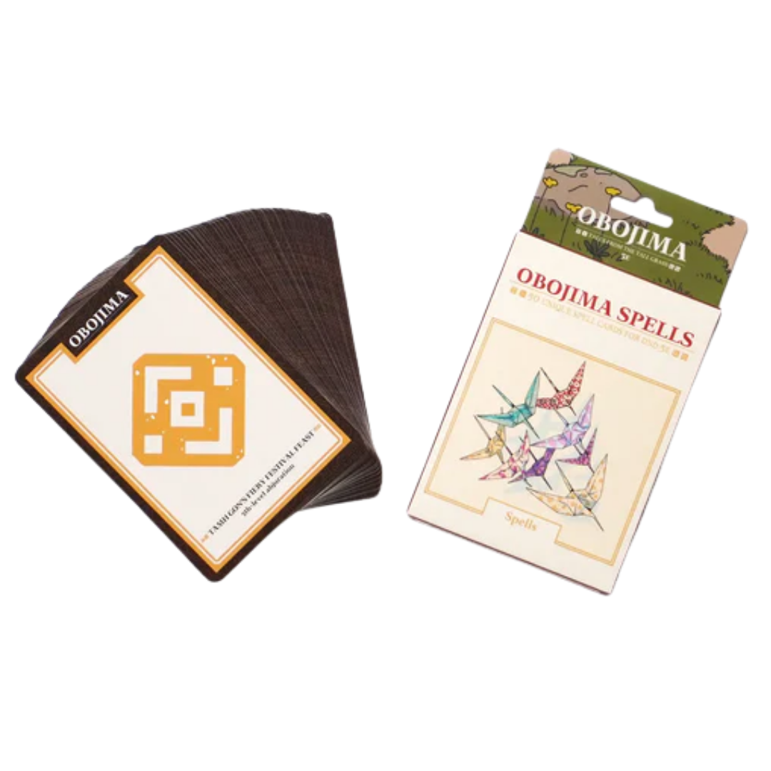 Obojima Spell Deck for tabletop RPG gameplay and spell tracking
