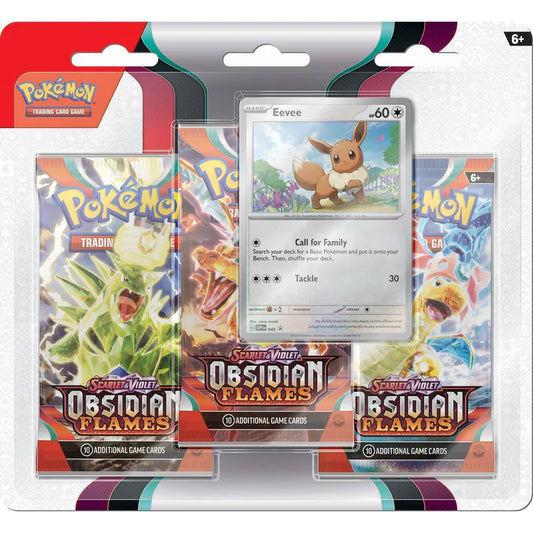 Pokemon - Obsidian Flames - 3 Pack Blister (Assorted)