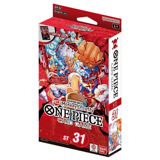 One Piece Card Game Starter Deck ST31 with 51-card deck DON!! cards and OP-16 THE TIME OF BATTLE booster pack