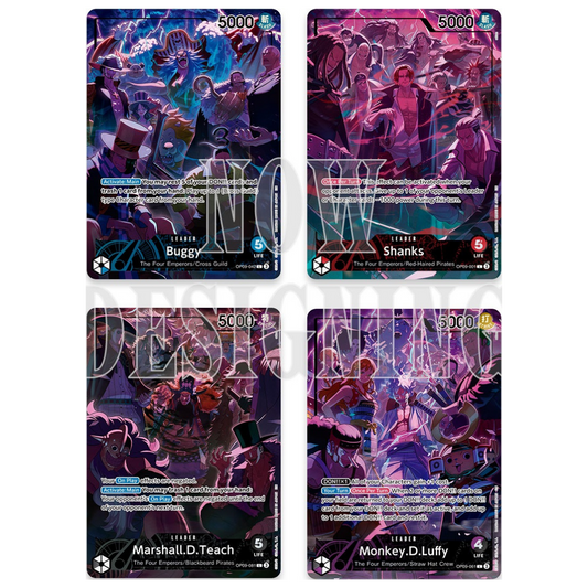 One Piece Card Game English 2nd Anniv Special Set with playmat and anniversary cards