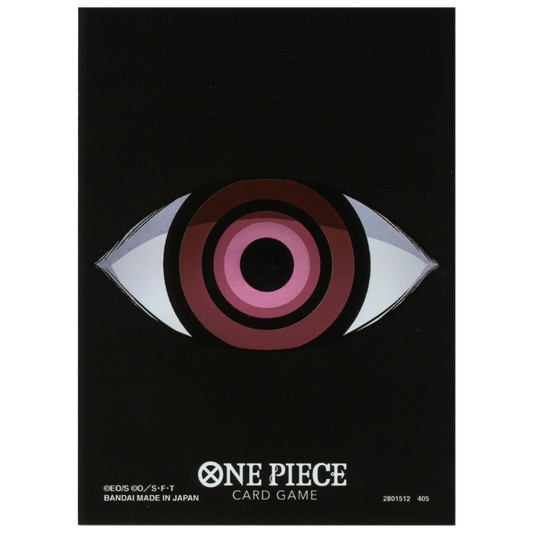 One Piece Set 12 Design D sleeves featuring Imu eye on black background