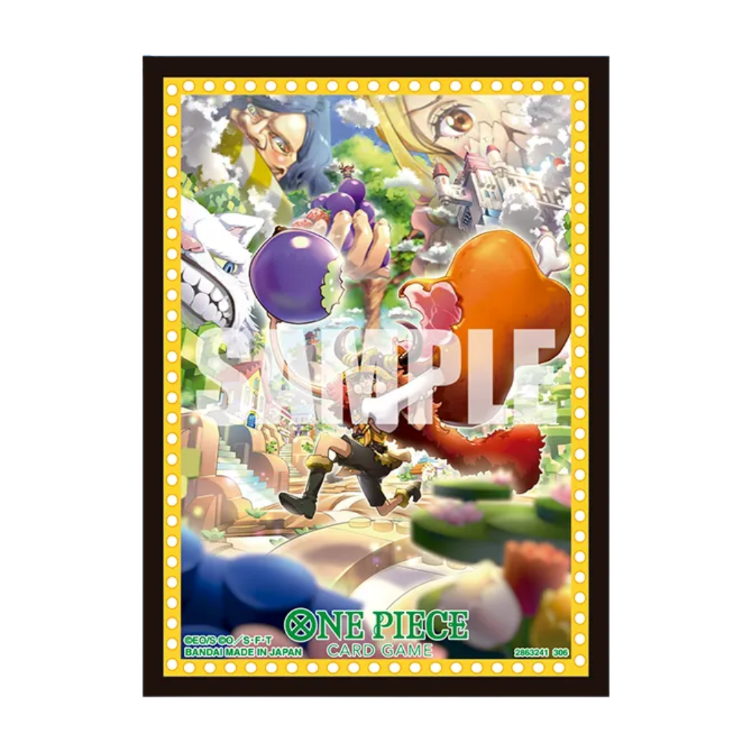 One Piece Card Game Sleeves Set 16 featuring Monkey D Luffy