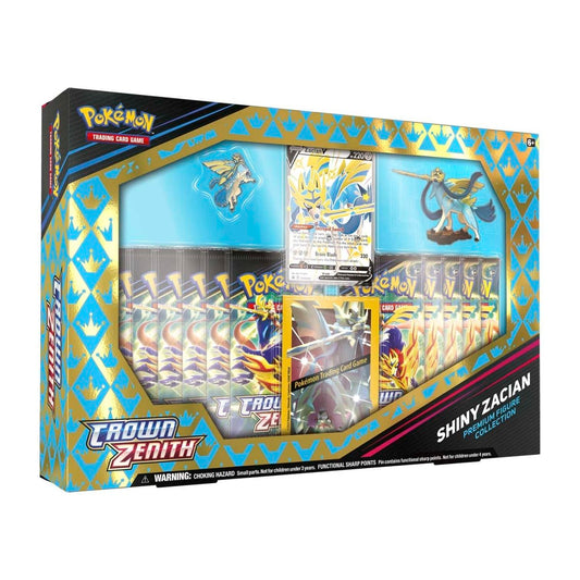 POKEMON - CROWN ZENITH - PREMIUM FIGURE COLLECTION - BOX SET - SHINY ZACIAN