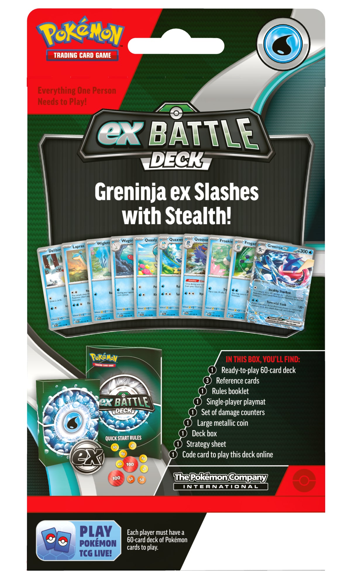 POKEMON - BATTLE DECK - GRENINJA EX