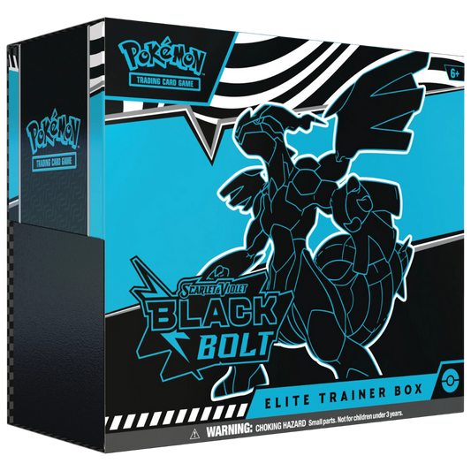 Pokemon Black Bolt Elite Trainer Box with Thundurus promo and accessories