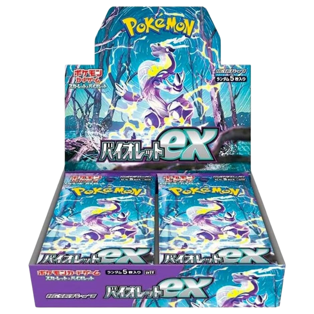 Japanese Pokémon Violet ex (SV1v) Booster Box featuring 30 packs from the Scarlet & Violet expansion.