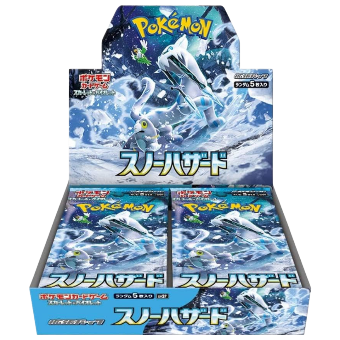 Japanese Pokémon Snow Hazard (SV2p) Booster Box with 30 packs from the Scarlet & Violet expansion.