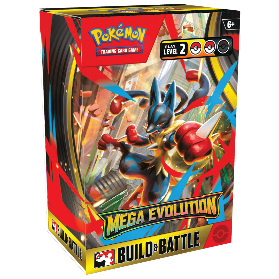Pokémon Mega Evolution Build & Battle Box with Mega Lucario artwork