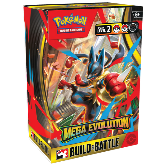 Pokémon Mega Evolution Build & Battle Box with Mega Lucario artwork