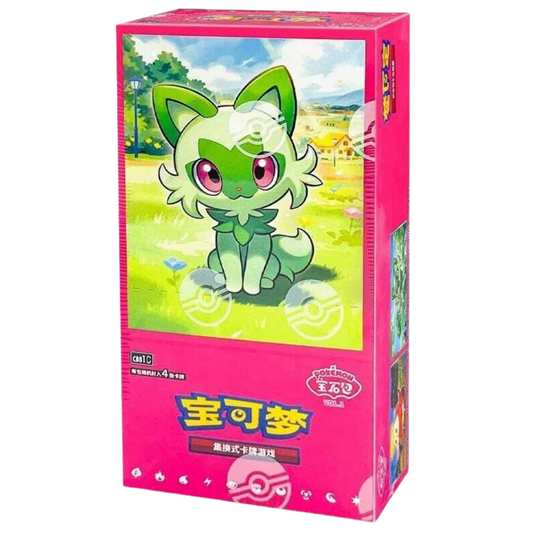 Pokemon Simplified Chinese Gem Pack Vol 1 Booster Box sealed Pokémon TCG collectible product