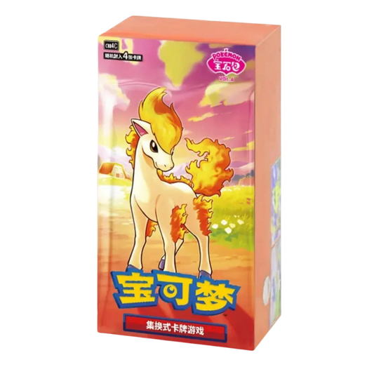 Pokemon Simplified Chinese Gem Pack Vol 4 Booster Box sealed Pokémon TCG collectible product