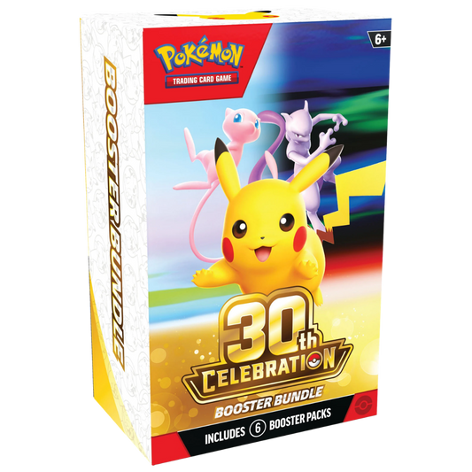 Pokémon TCG 30th Celebration Booster Bundle with six booster packs