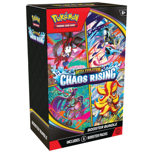 Pokemon Chaos Rising Booster Bundle with 6 booster packs trading cards