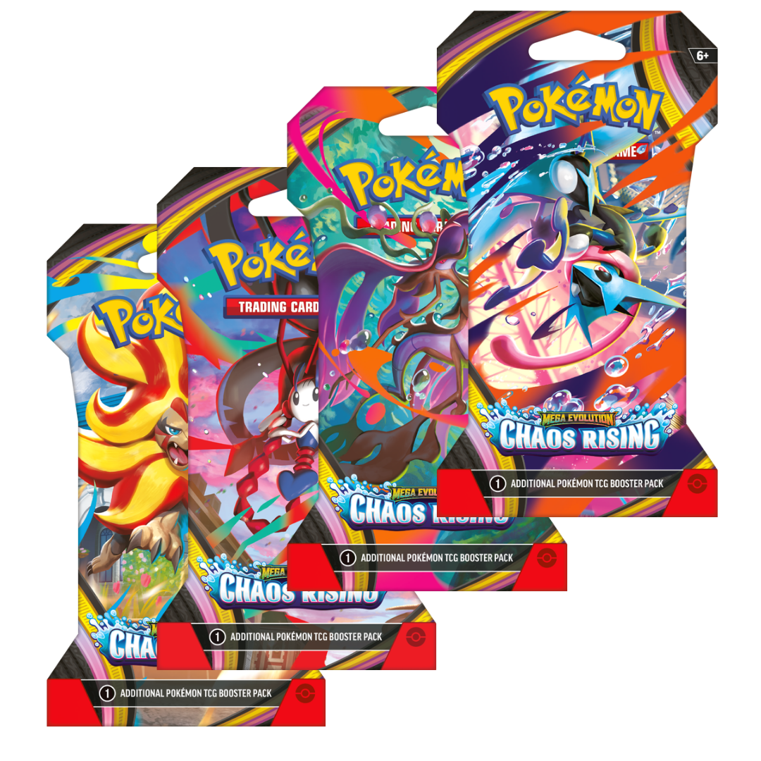 Pokemon Chaos Rising Sleeved Pack sealed Pokemon TCG booster in retail sleeve packaging