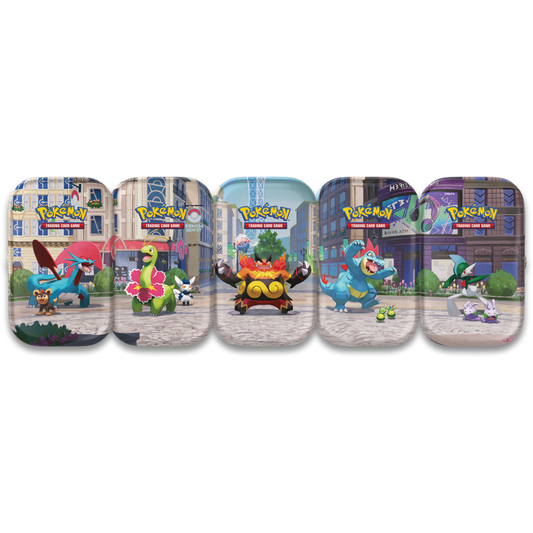 Pokemon Lumiose City Mini Tin sealed Pokemon TCG tin with 2 booster packs sticker sheet and art card