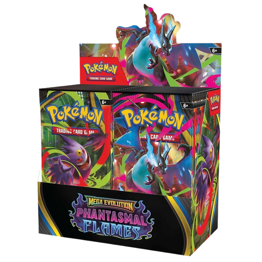 Pokemon ME02 Phantasmal Flames Booster Box sealed 36 pack display for Pokemon TCG