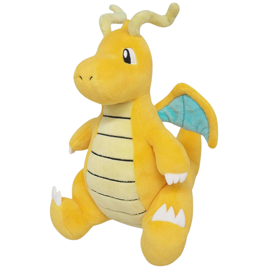 San-ei Pokémon All Star Collection Dragonite plush soft toy with embroidered details