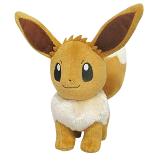 Pokémon San-ei All Star Collection Eevee Female plush with heart-shaped tail