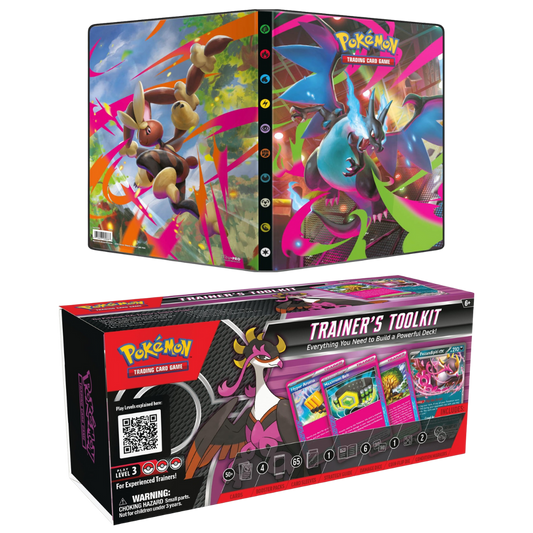 Pokémon Pro Trainer Bundle with Trainer’s Toolkit and Ultra Pro 9 pocket Charizard portfolio