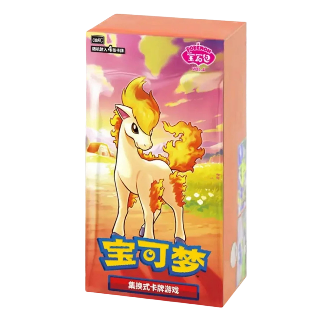 Pokemon Simplified Chinese Gem Pack Vol 4 Booster Box sealed Pokémon TCG collectible product