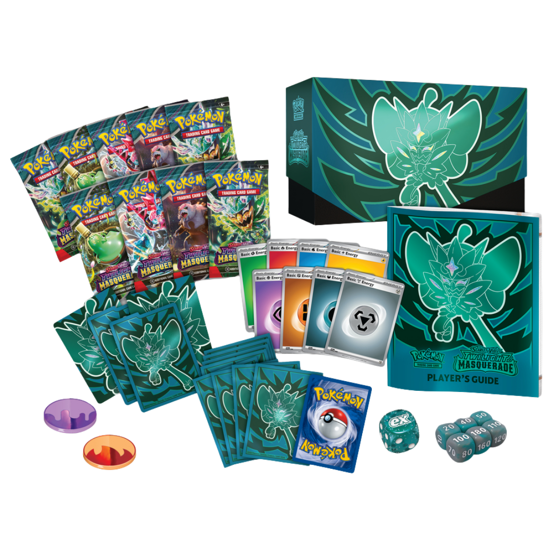 Pokemon Twilight Masquerade Elite Trainer Box contents