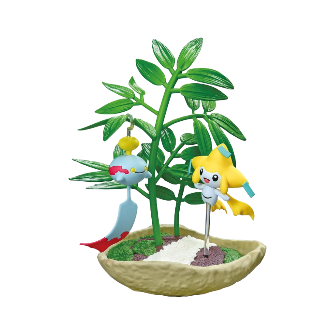 Re-Ment Pokémon Pocket Bonsai Vol. 3 Blind Box collectible figure with Pikachu, Vaporeon, and other mini bonsai-style Pokémon dioramas