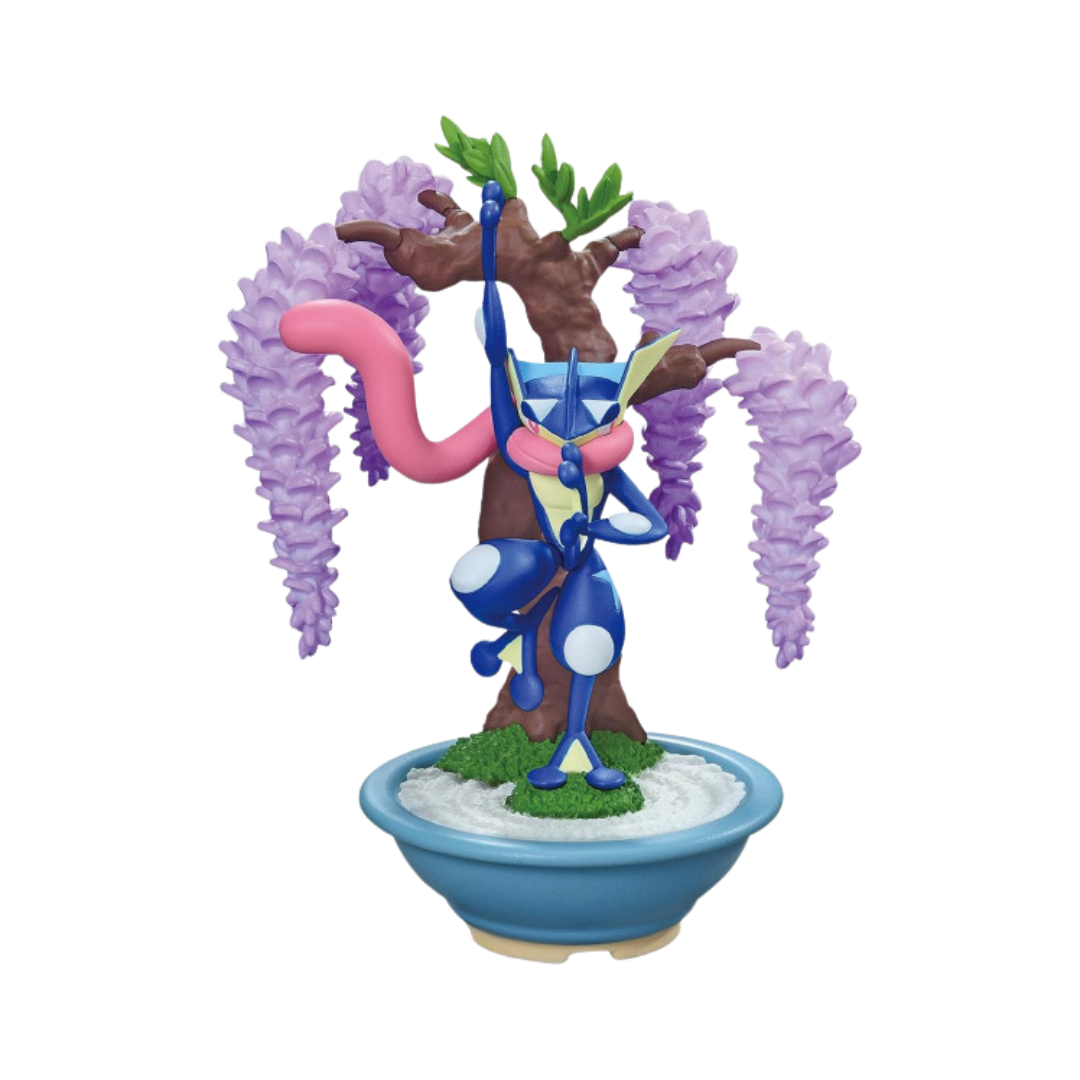 Re-Ment Pokémon Pocket Bonsai Vol. 3 Blind Box collectible figure with Pikachu, Vaporeon, and other mini bonsai-style Pokémon dioramas