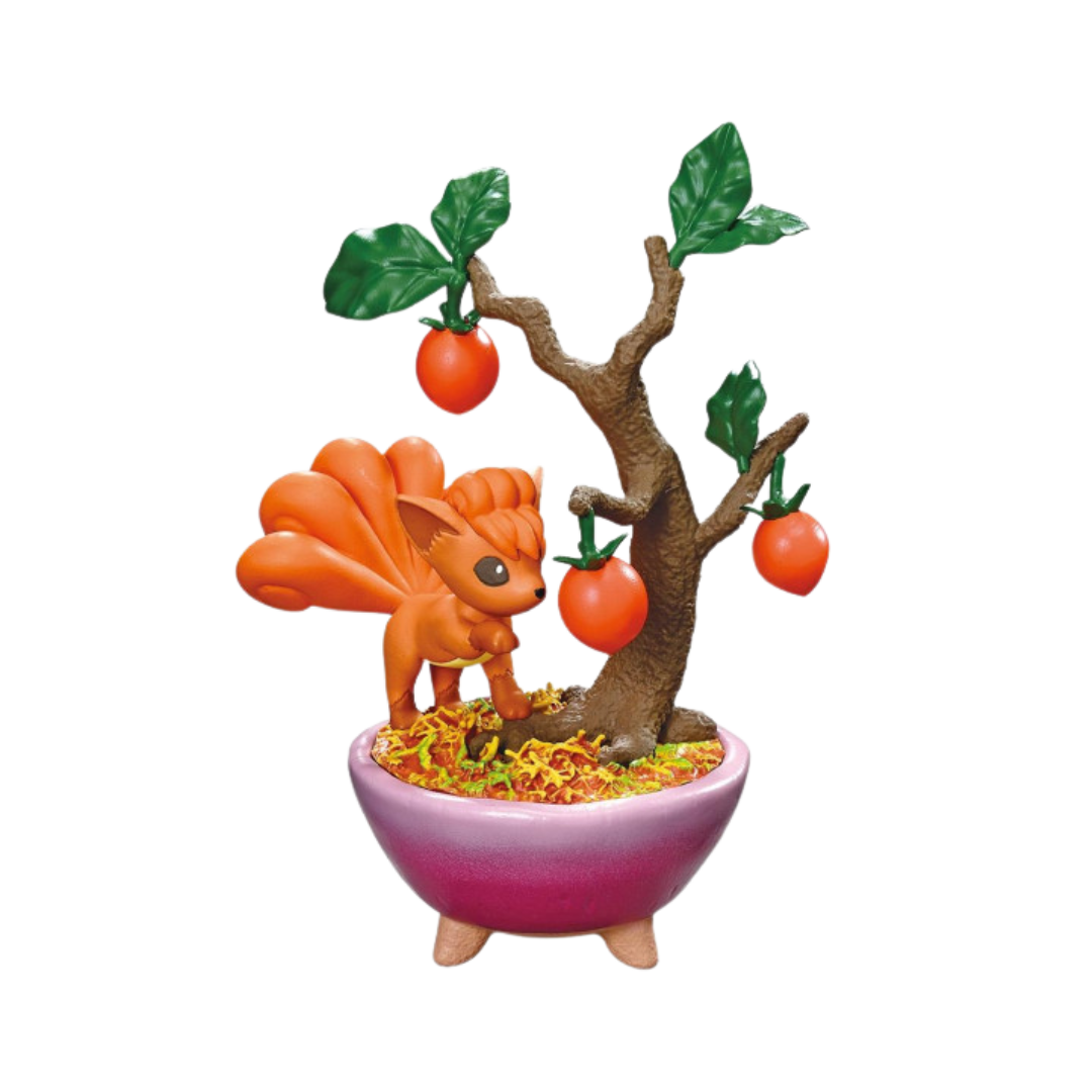 Re-Ment Pokémon Pocket Bonsai Vol. 3 Blind Box collectible figure with Pikachu, Vaporeon, and other mini bonsai-style Pokémon dioramas