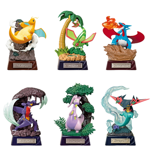 Re-Ment Pokémon Pocket Statue - Dragons Blind Box featuring mini collectible dragon-type Pokémon figures.