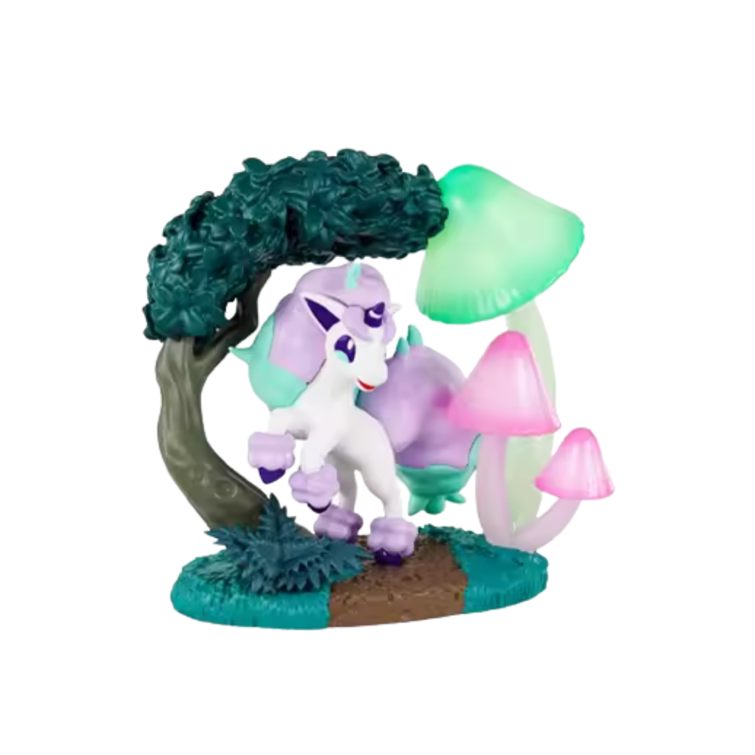 Re-Ment Pokémon Circular Diorama Blind Box featuring highly detailed miniatures of iconic Pokémon scenes, perfect for collectors and display.