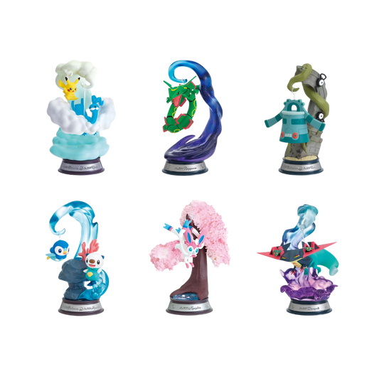 Re-Ment Pokémon Vignette Collection Vol.2 Blind Box featuring detailed miniature Pokémon dioramas, perfect for collectors and fans of Pokémon figures.