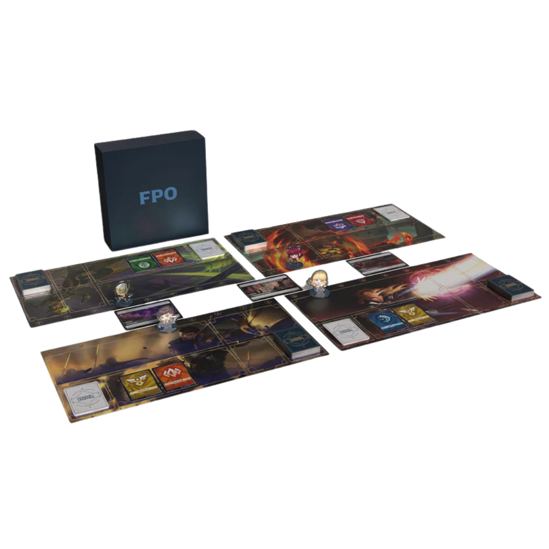 Riftbound League of Legends TCG Proving Grounds Box Set, two-deck starter set with tutorial materials and champions for new TCG players and League fans.







