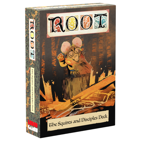 Root Squires and Disciples Deck with alternate faction abilities and dynamic new strategies to expand your Root board game experience

