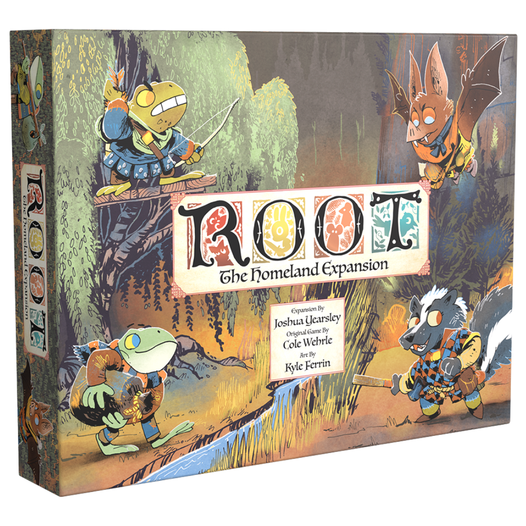 Root The Homeland Expansion with new maps, factions, and gameplay mechanics for deeper and more varied Root board game experiences

