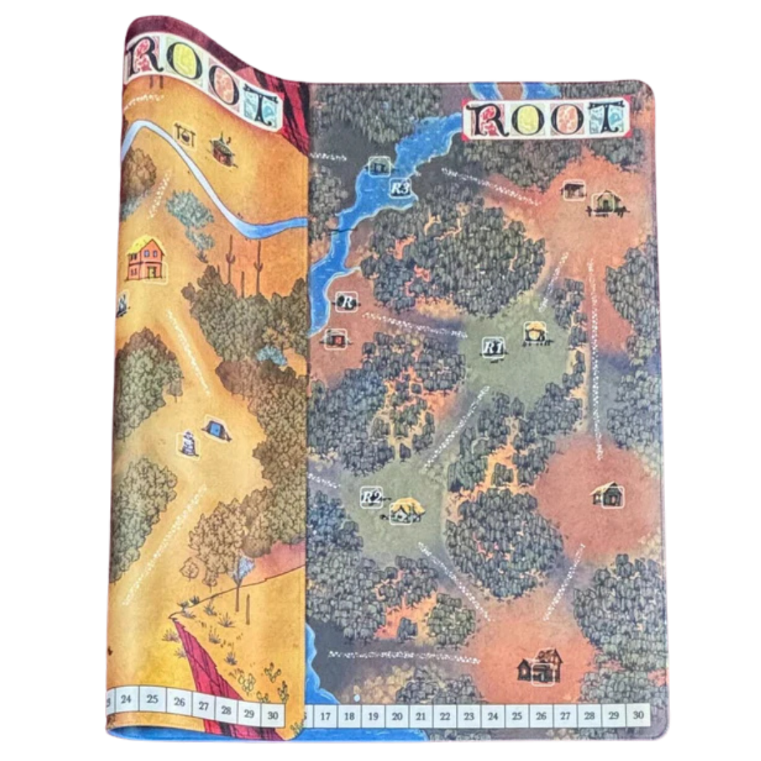 Root double sided playmat gorge and marsh
