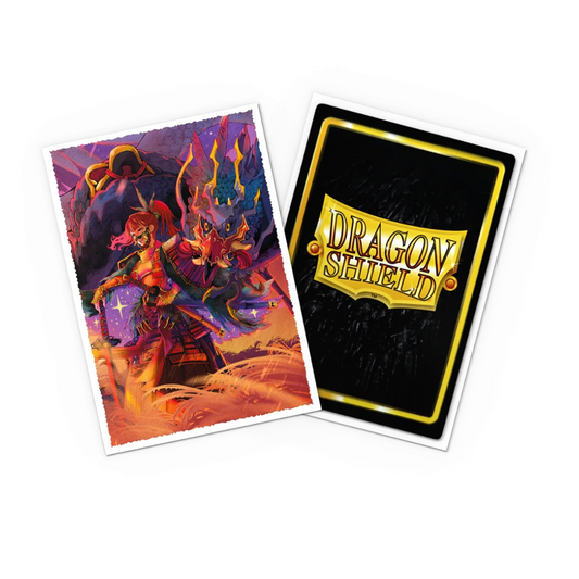 Dragon Shield Japanese Matte Art Sleeves featuring The Fallen, designed for Japanese-sized cards with premium protection and a matte finish.
