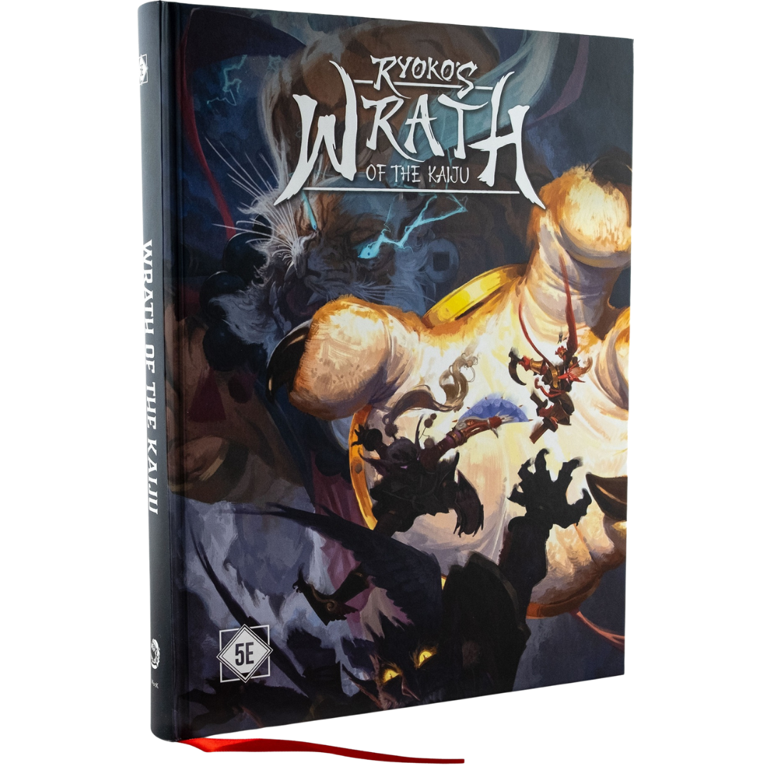 Ryoko's Wrath of the Kaiju campaign adventure featuring giant monsters and Yokai Realms fantasy roleplaying gameplay