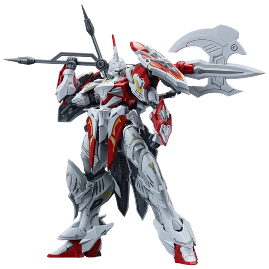 SNAA Soul Spear Lamorak 1/144 Round Table Knights model kit posed and displayed