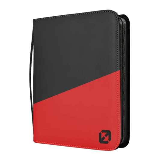 Evoretro - Top Loader Binder - 3x3 - Black/Red