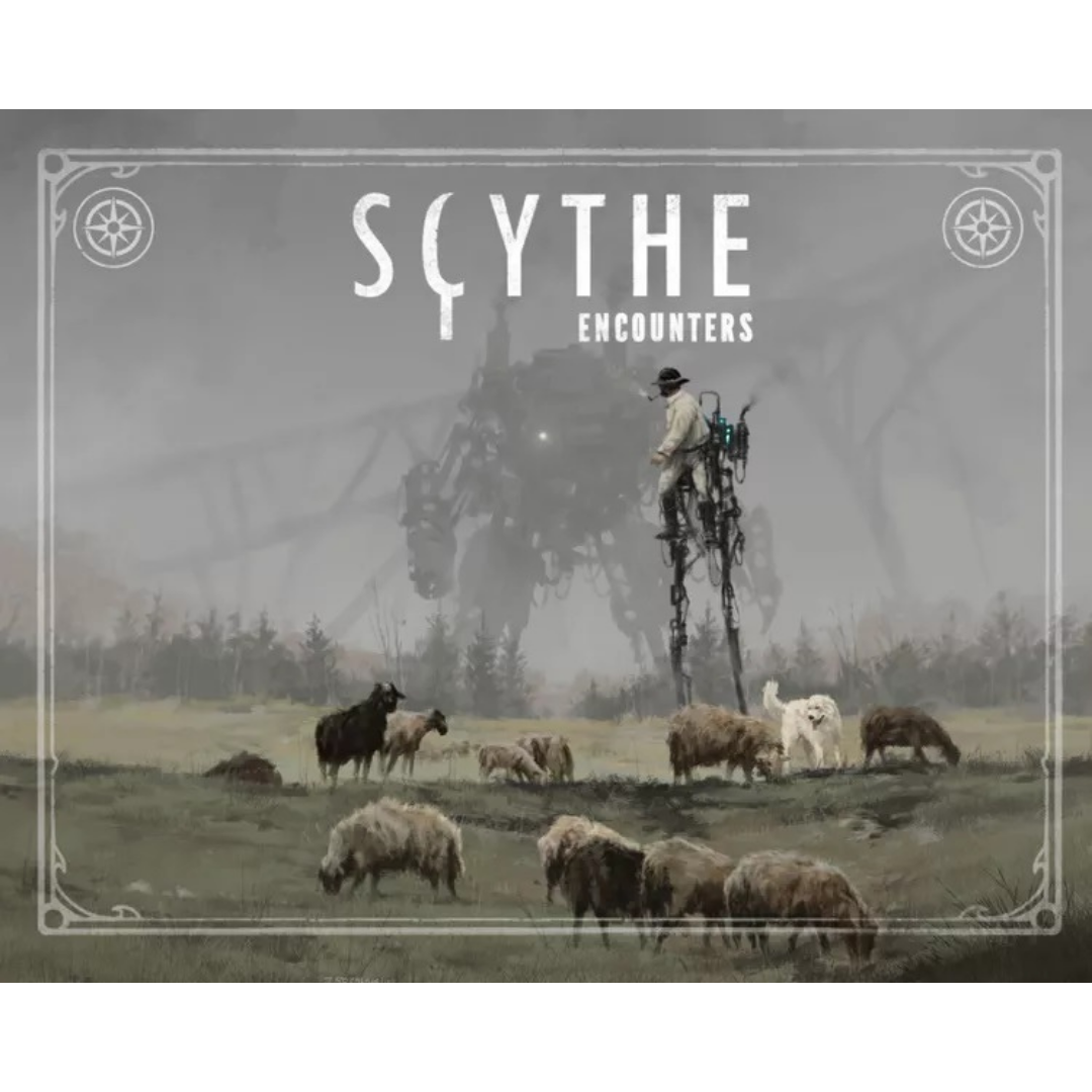 Scythe Encounters expansion cards for board game narrative gameplay