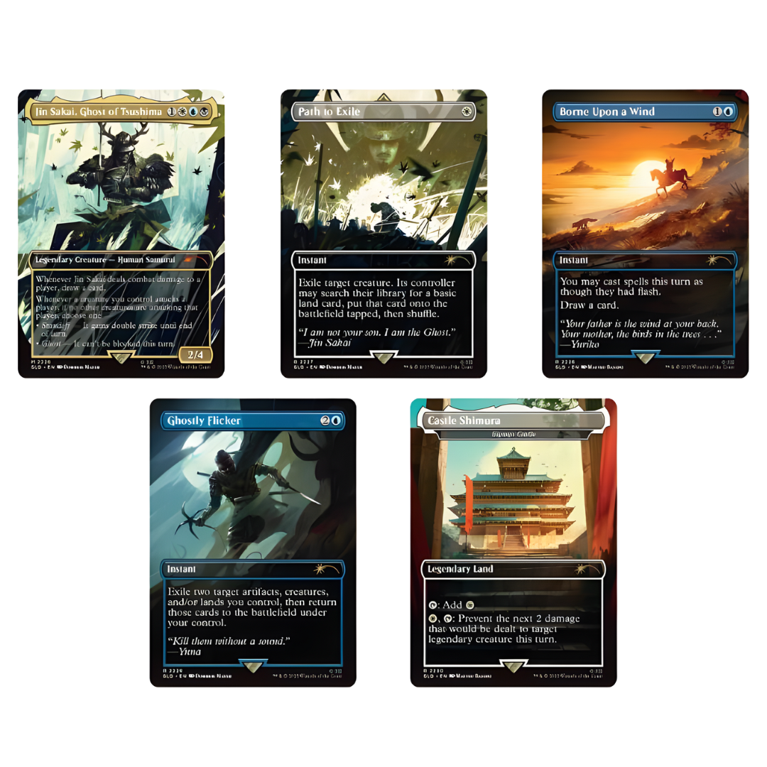 Secret Lair Ghosts of Tsushima Shadow Samurai Non Foil box art for Magic the Gathering