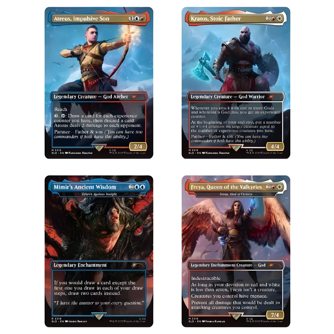 Secret Lair God of War Redemption Non Foil card art for Magic the Gathering